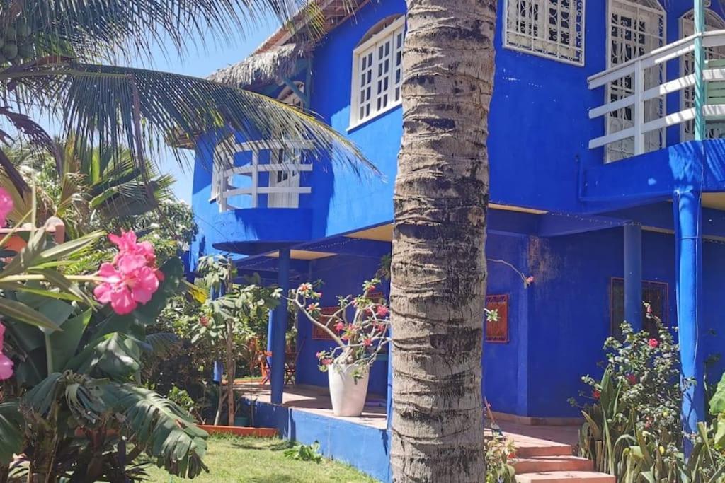 Charming Blue House With Kitchen Parking And Garden Villa Canoa Quebrada Exteriör bild