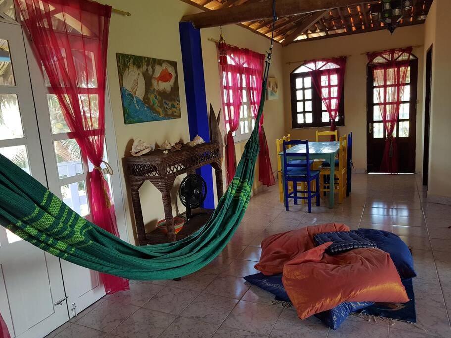 Charming Blue House With Kitchen Parking And Garden Villa Canoa Quebrada Exteriör bild