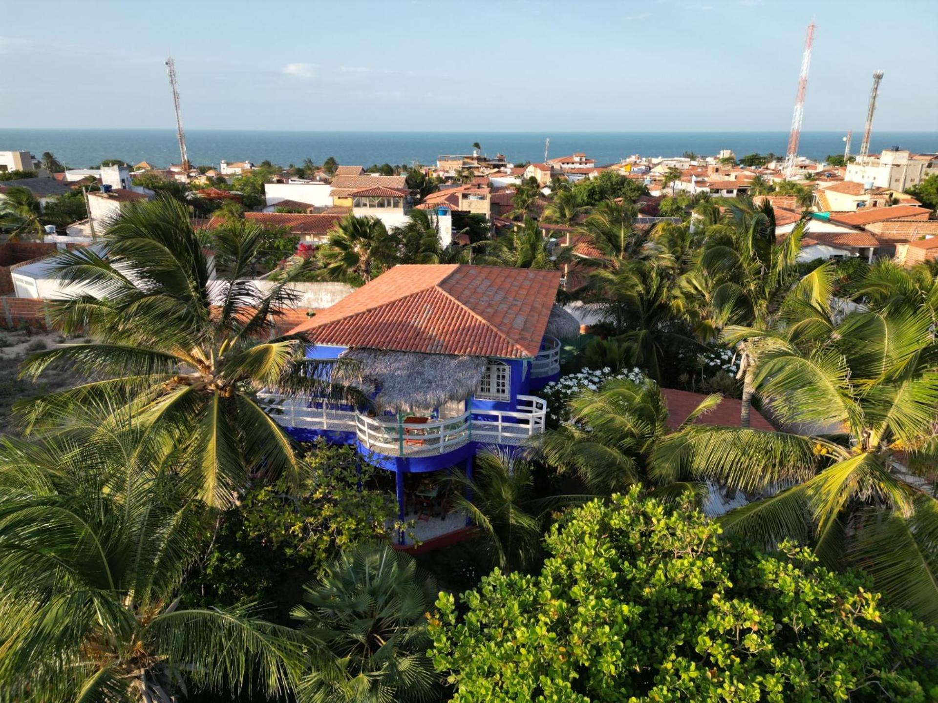 Charming Blue House With Kitchen Parking And Garden Villa Canoa Quebrada Exteriör bild